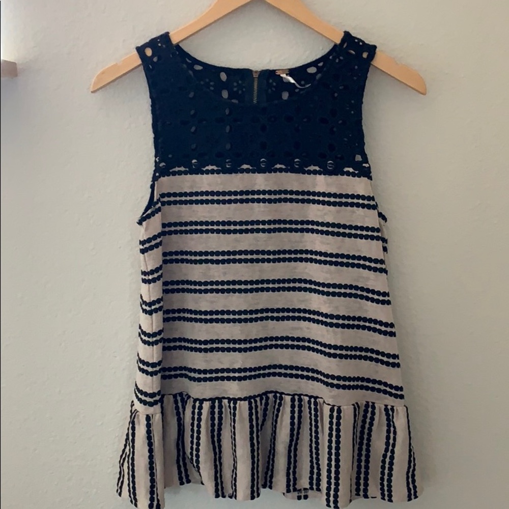 Free People peplum top
